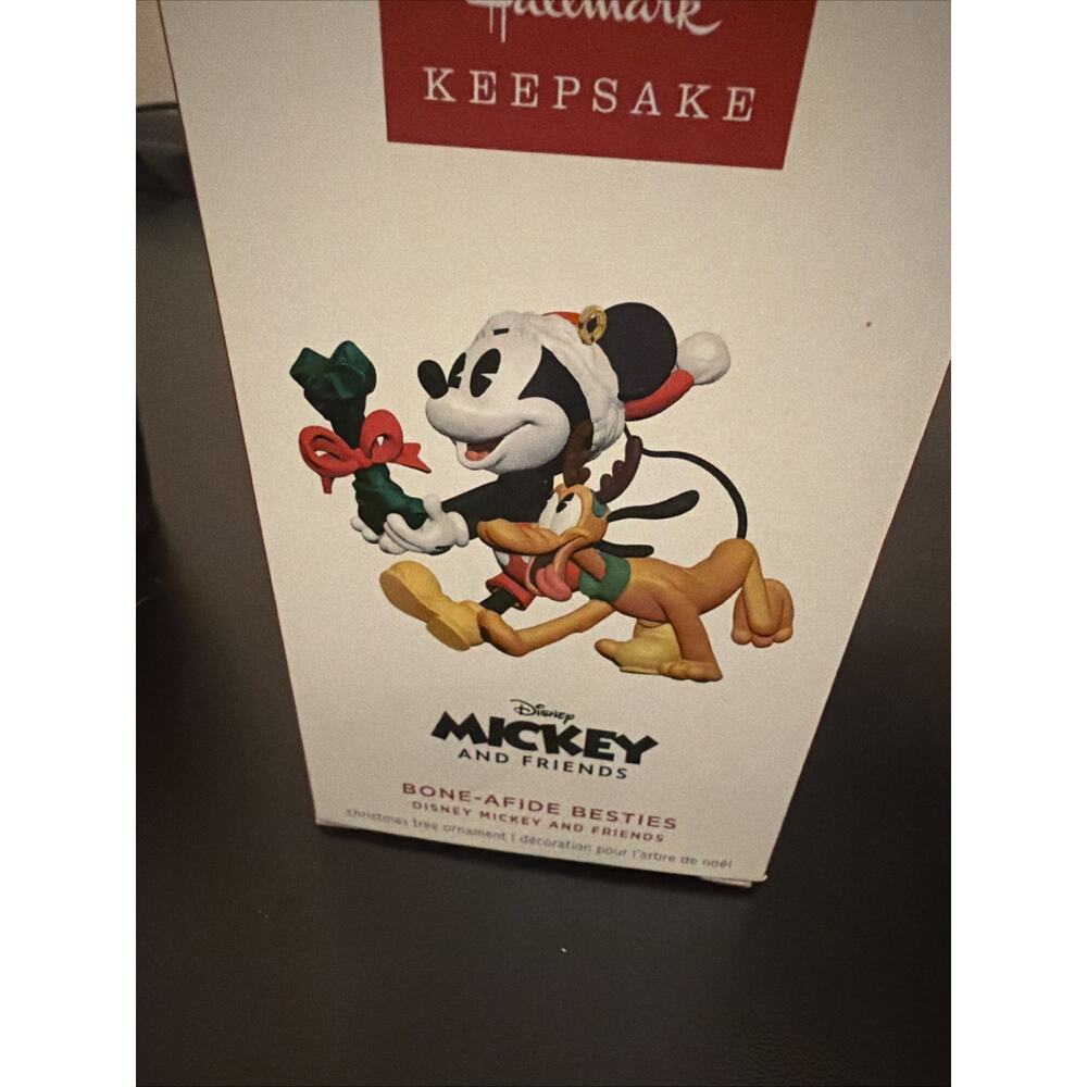 Hallmark Disney Christmas Ornament, Mickey and Friends Bone-afide Besties